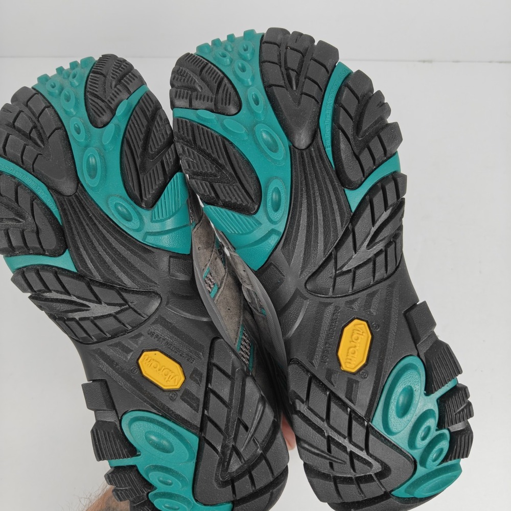 Merrell Moab 2 Vent Women's 10 Granite Hiking Outdoors Trails Vibram Ventilator - Picture 6 of 7